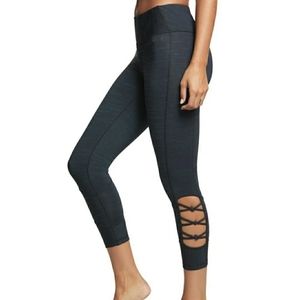 Prana Itzel Womens Cropped Leggings Highland Green